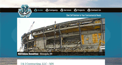 Desktop Screenshot of jjcontracting.com