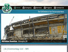 Tablet Screenshot of jjcontracting.com